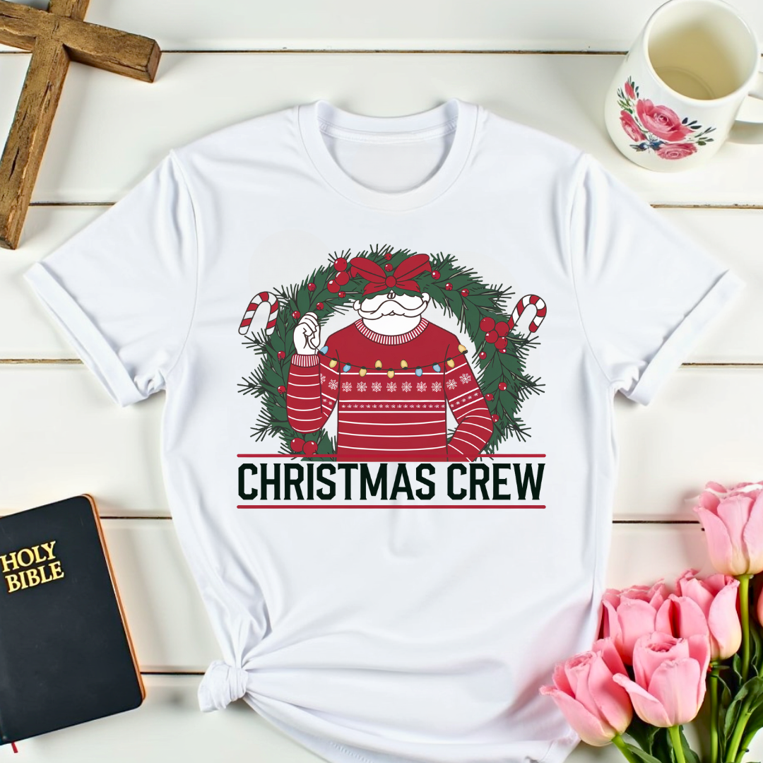 Christmas Crew Wreath T-Shirt