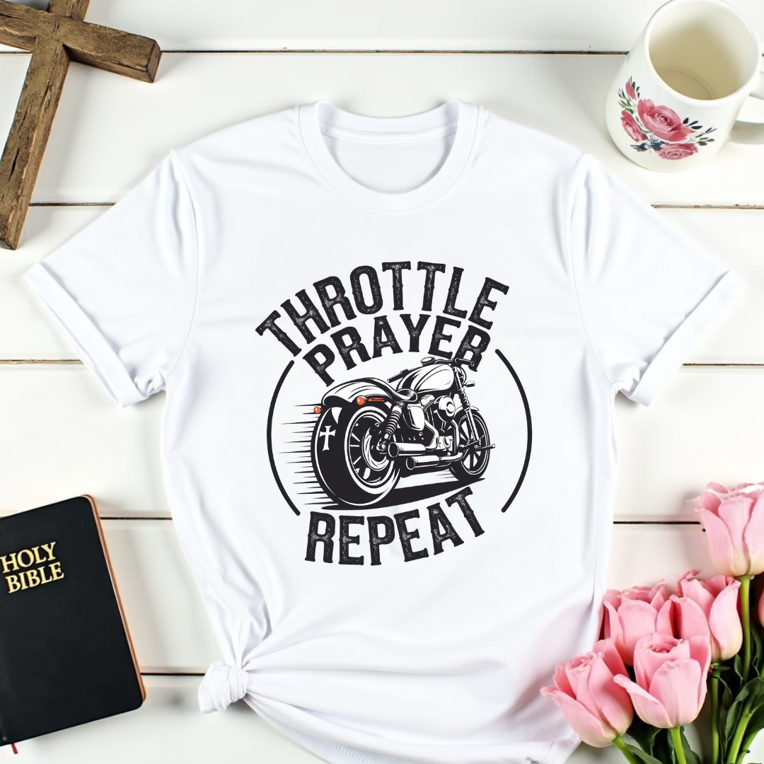Throttle, Prayer Repeat T-Shirt