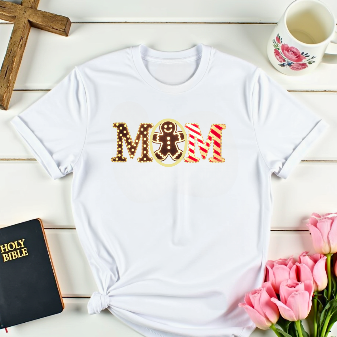 Gingerbread Mom Christmas T-Shirt