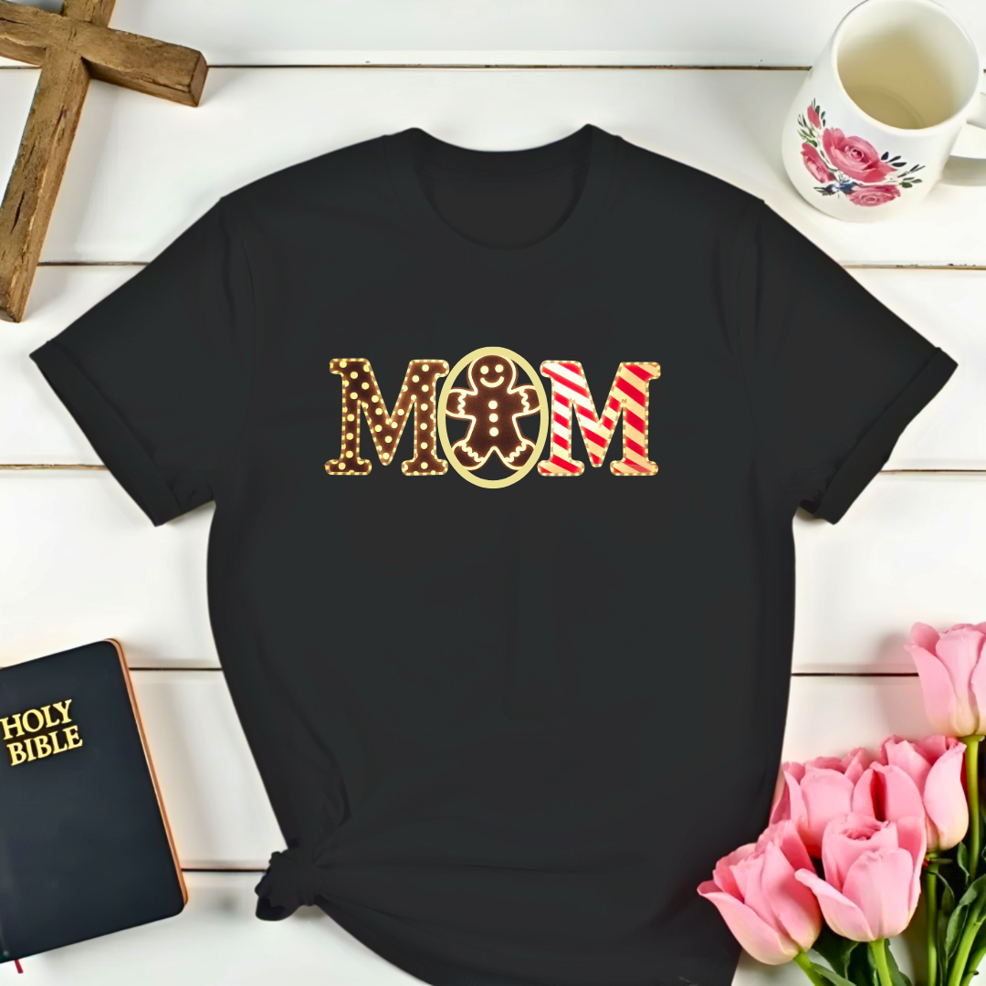 Gingerbread Mom Christmas T-Shirt
