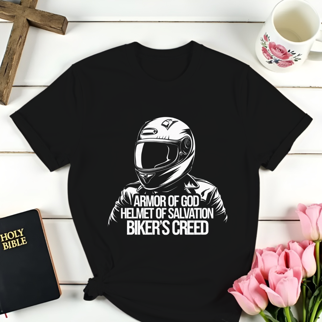 Biker Armor Of God T-Shirt