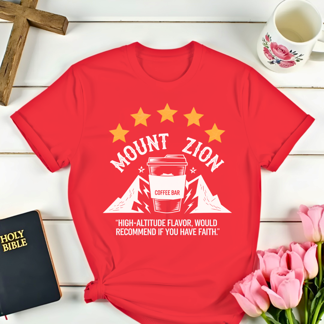 Mount Zion 5 Star Review T-Shirt