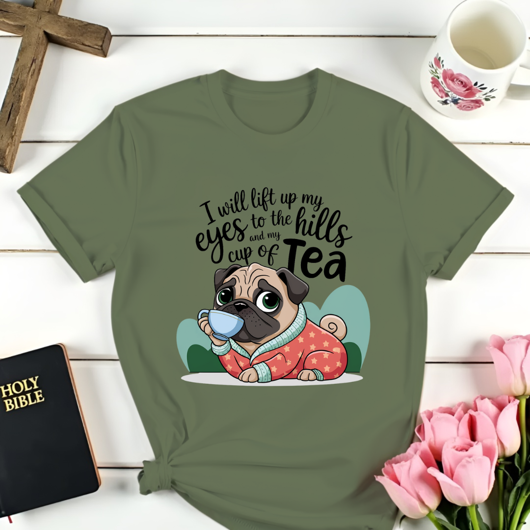 Psalm 121:1 Dog T-Shirt