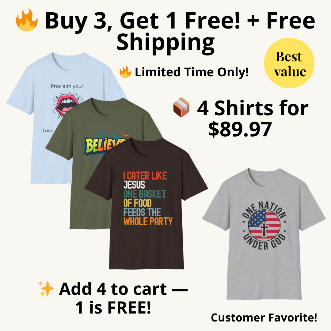 Buy 3, Get 1 Free – Ultimate Tee Bundle