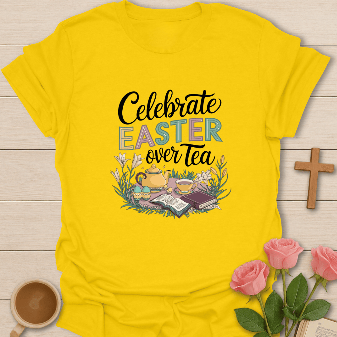 Easter With Tea T-Shirt T-Shirt