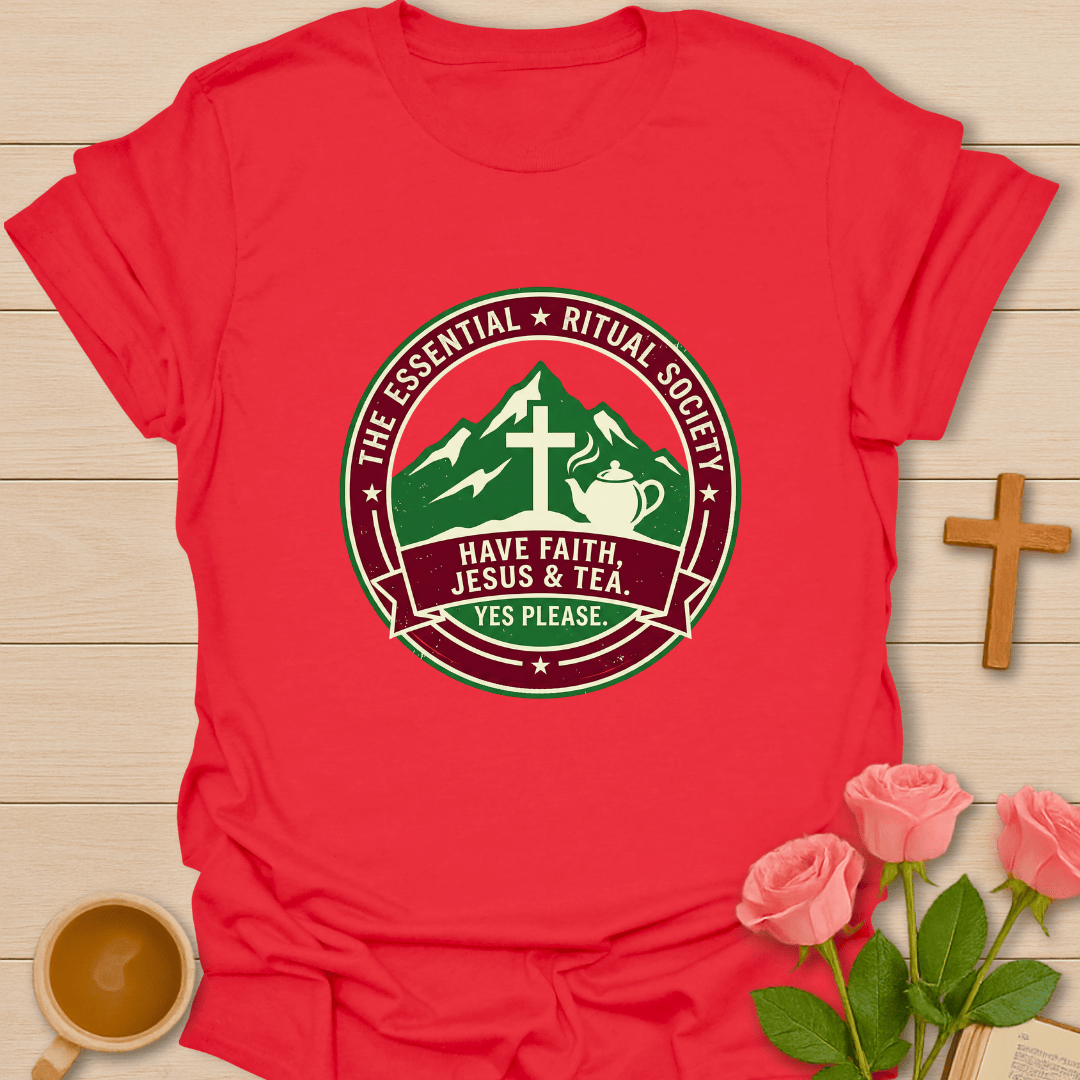 Faith Jesus Tea Ritual T-Shirt T-Shirt