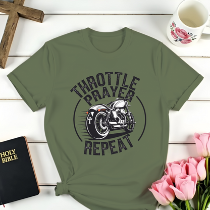 Throttle, Prayer Repeat T-Shirt