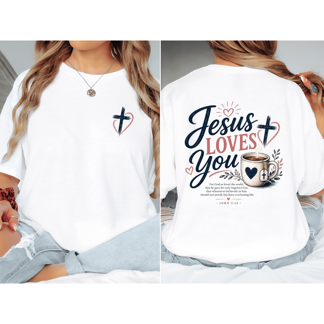 Faithful Heart Christian T-Shirt - Back T-Shirt