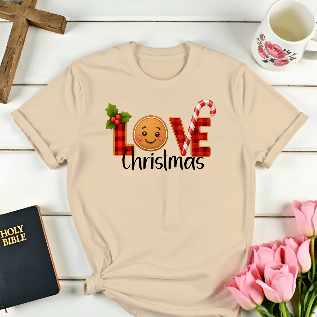Gingerbread Love Christmas T-Shirt