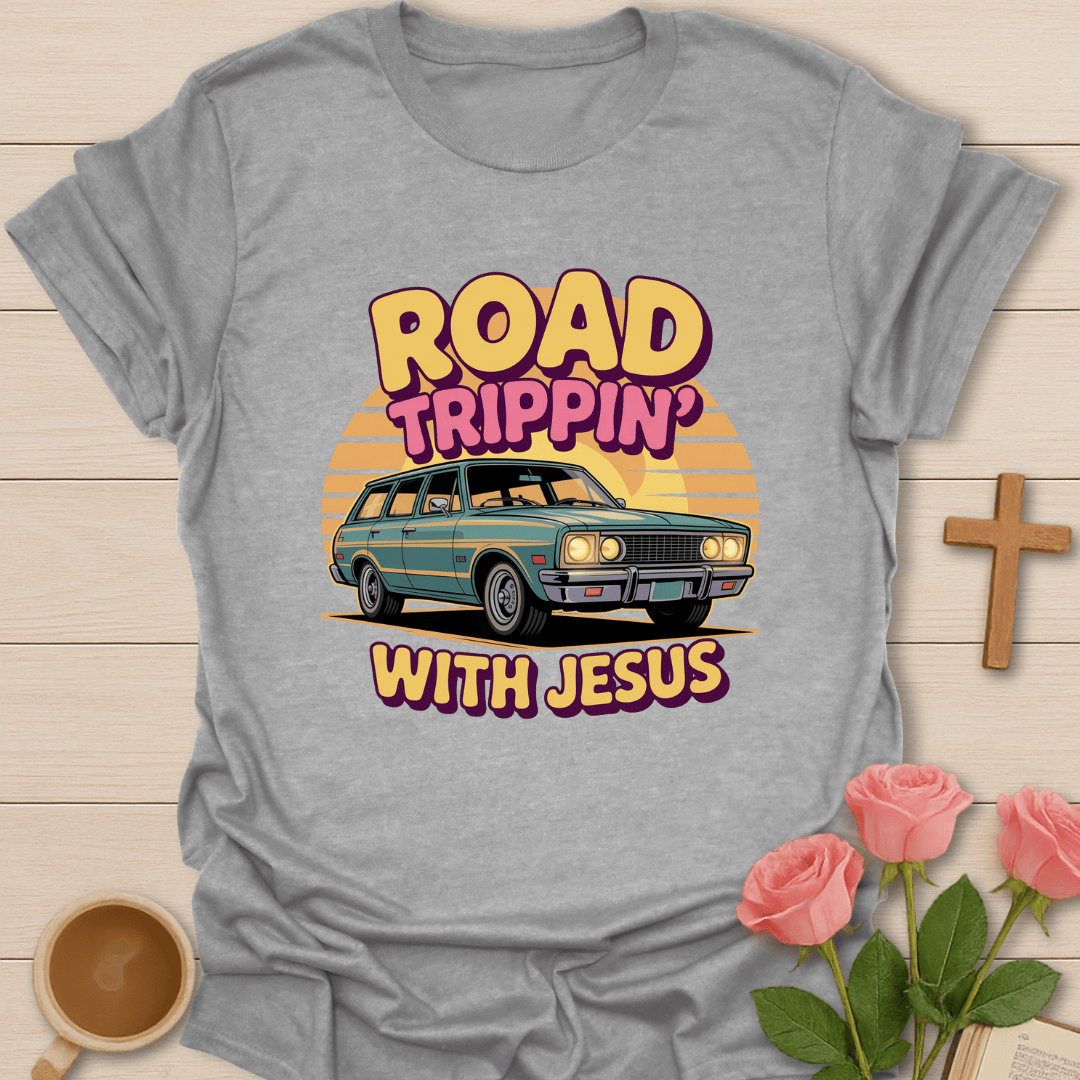 Retro Jesus' Road Trip T-Shirt