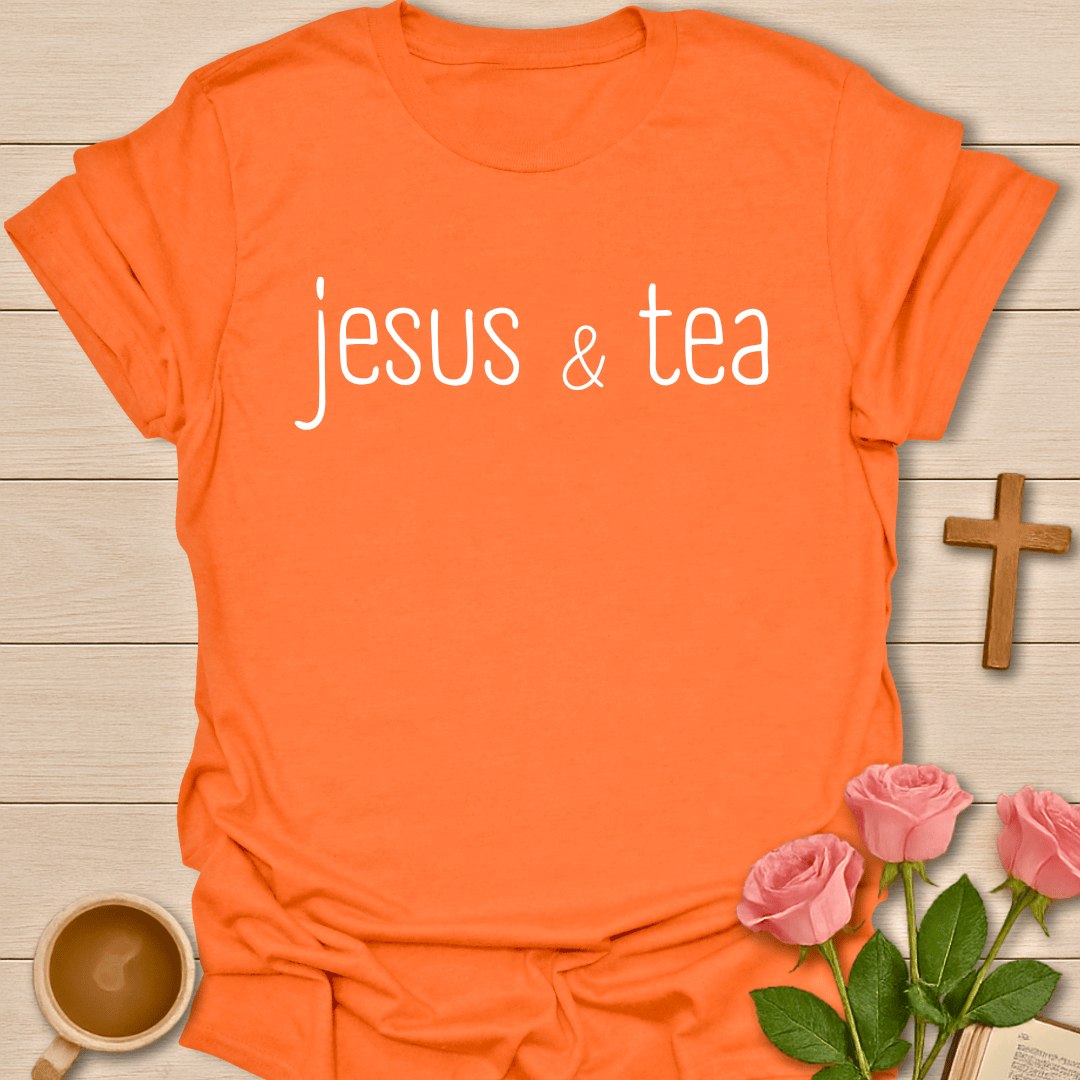 Jesus & Tea Christian T-Shirt T-Shirt