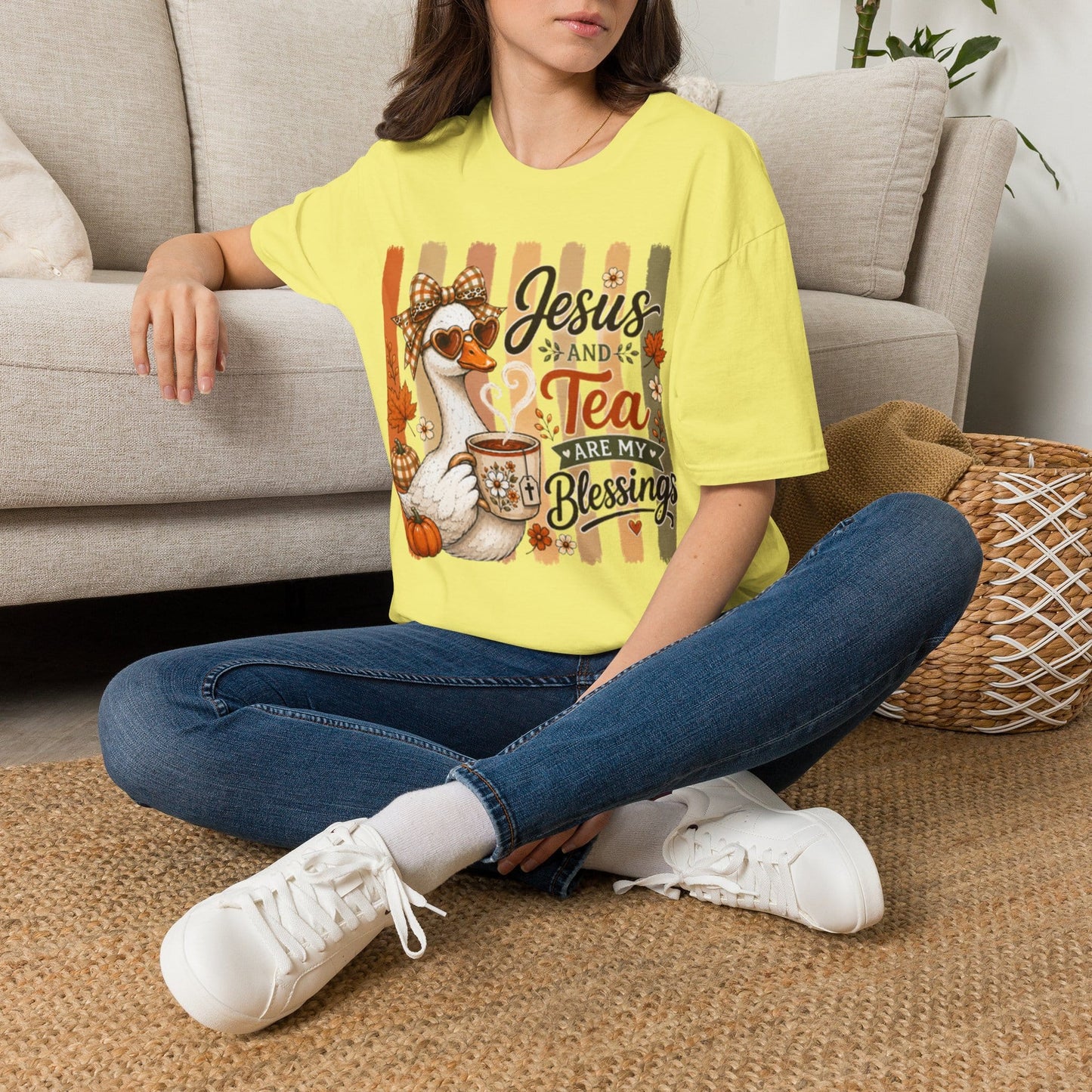 Vintage Jesus Tea Blessings T-Shirt