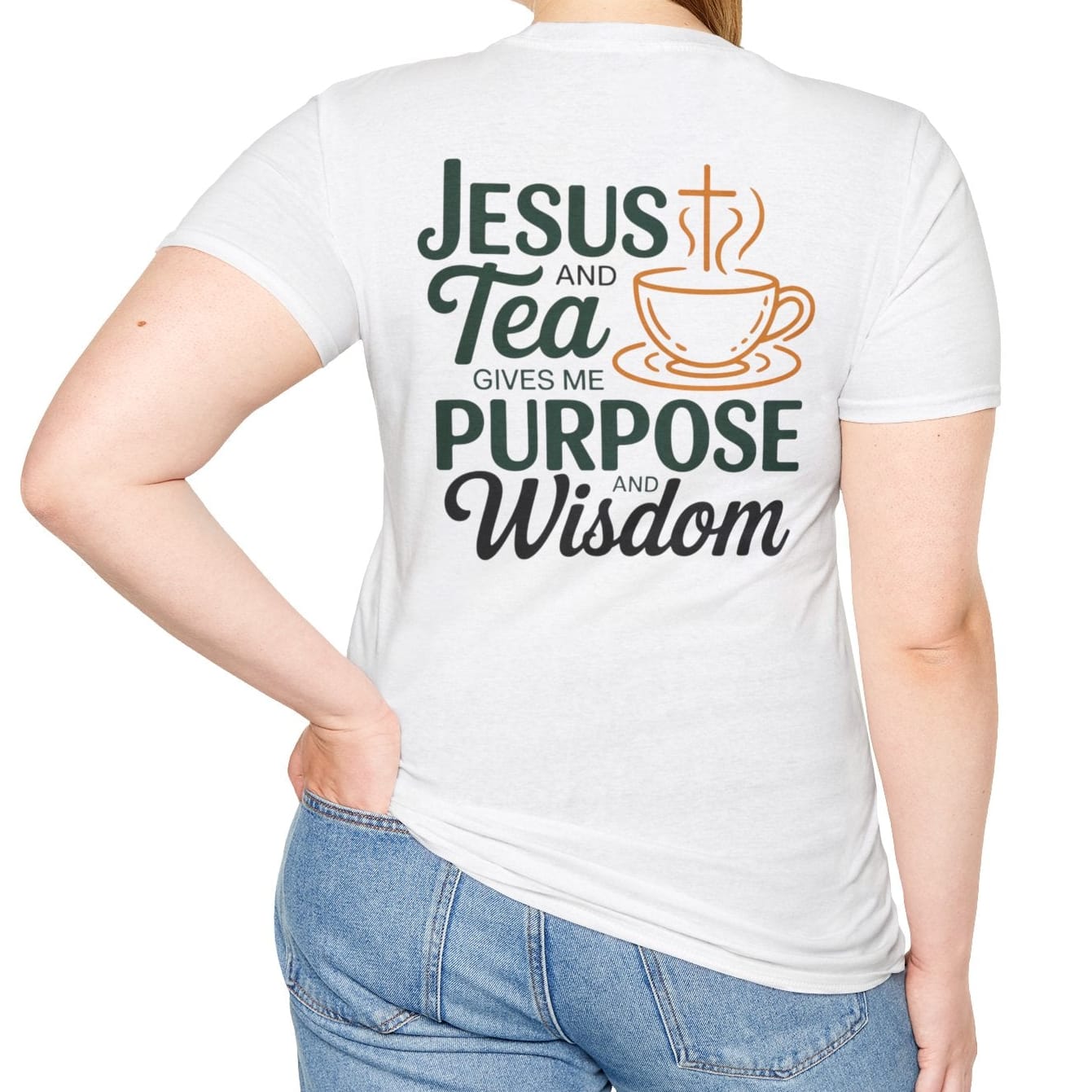 Jesus Tea Purpose T-Shirt - Back T-Shirt