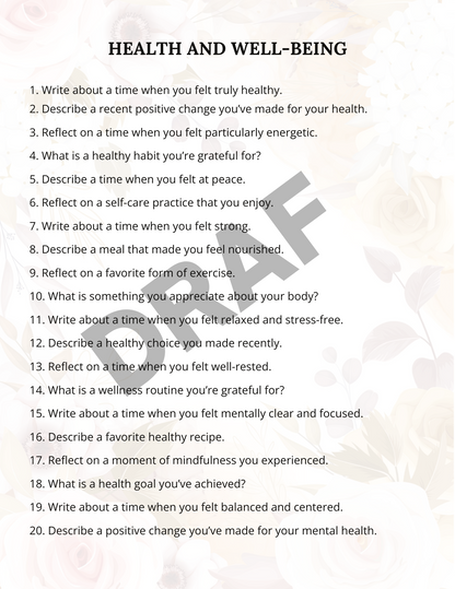 Sip Pray Repeat Digital Gratitude Journal