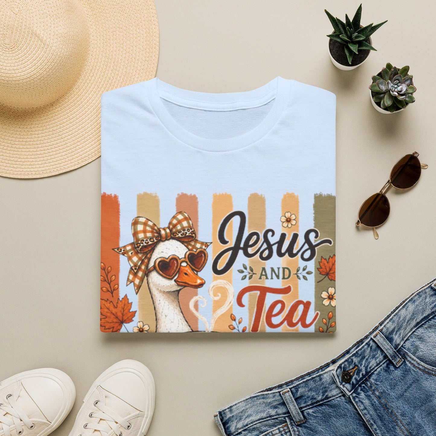 Vintage Jesus Tea Blessings T-Shirt