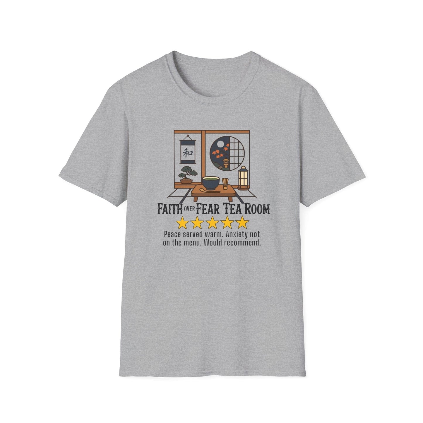 Faith Over Fear Tea Room Review T-Shirt