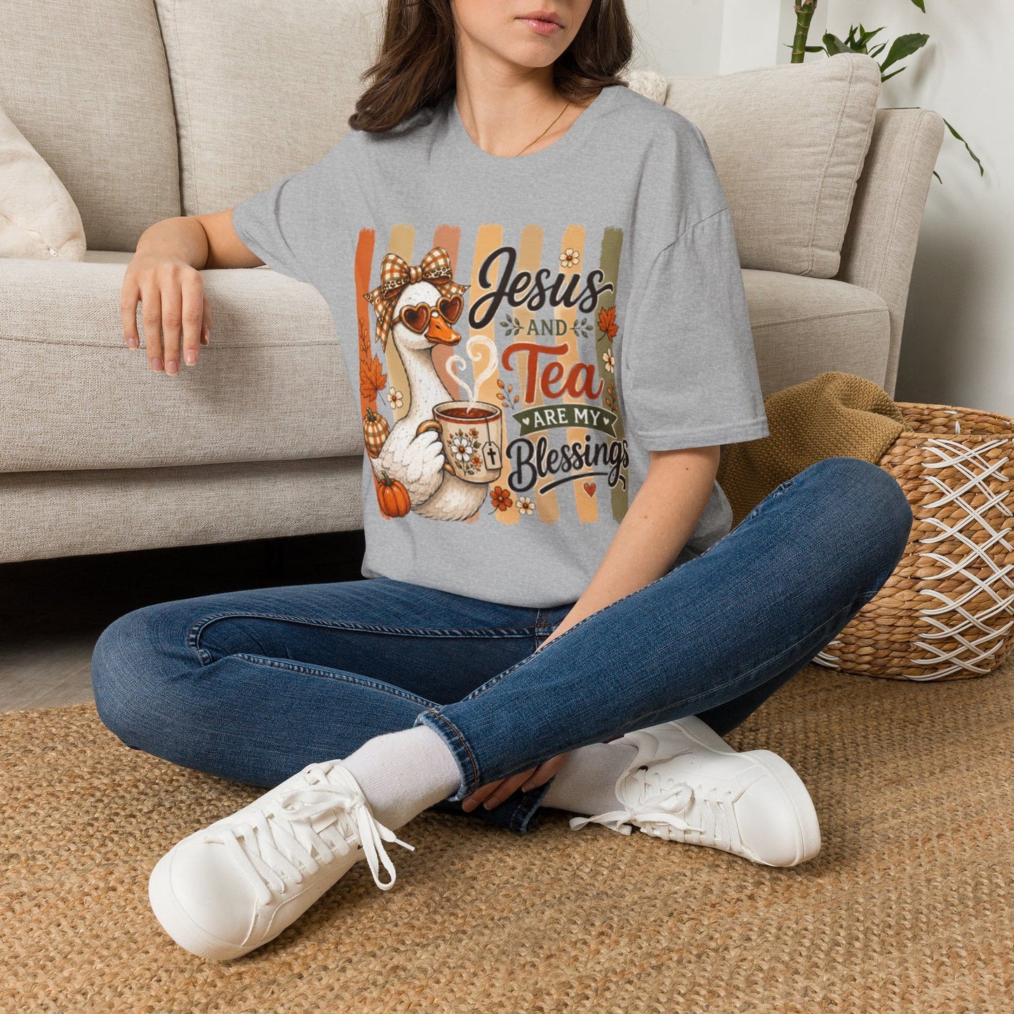 Vintage Jesus Tea Blessings T-Shirt