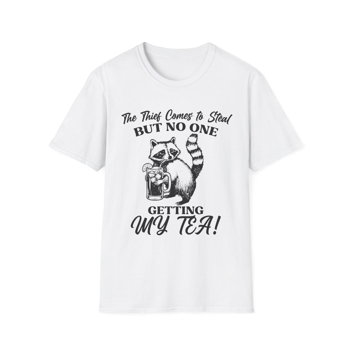 On One Getting My Tea t-shirt with playful tea lettering and faith-inspired design