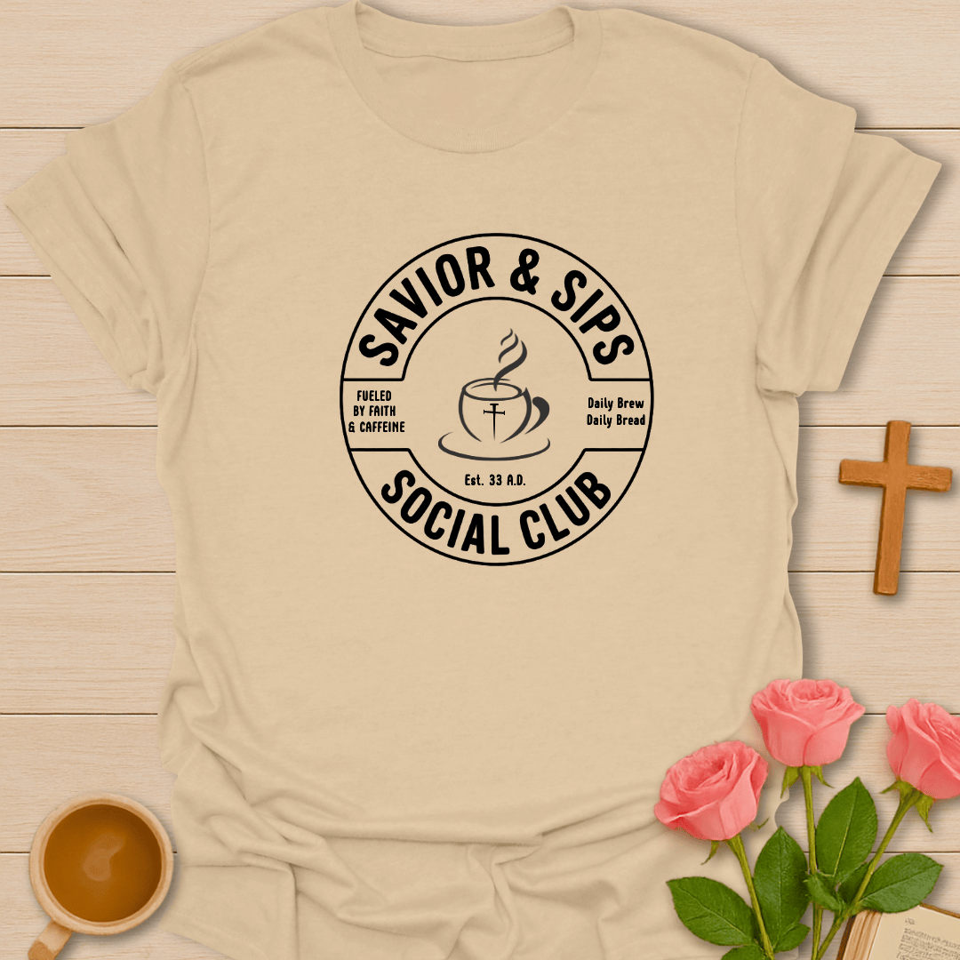 Savior & Sip Social Club T-Shirt