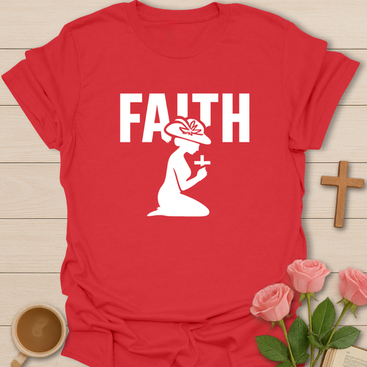 Praying Lady Faith T-Shirt