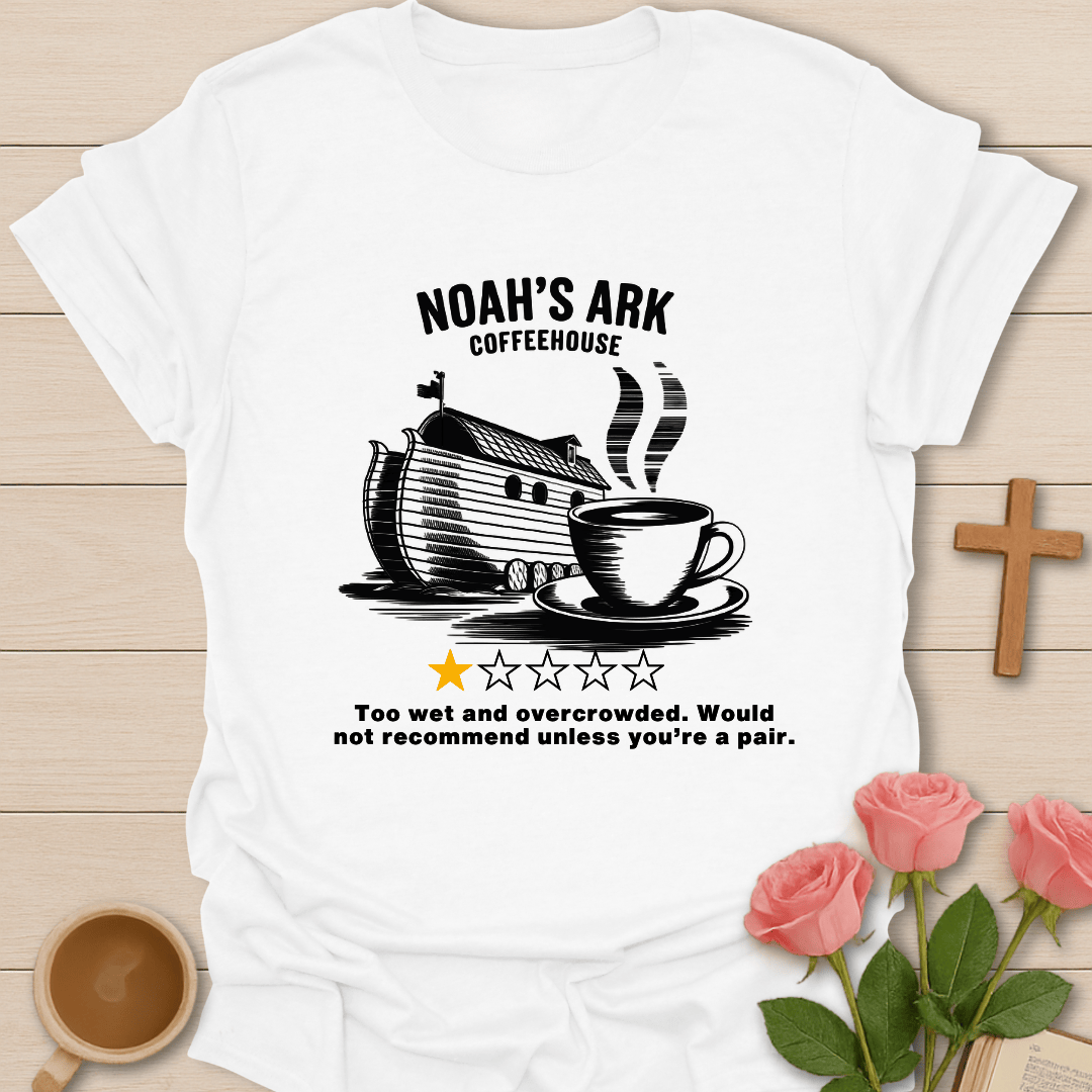 Noah's Ark Coffee House One Star Review T-Shirt