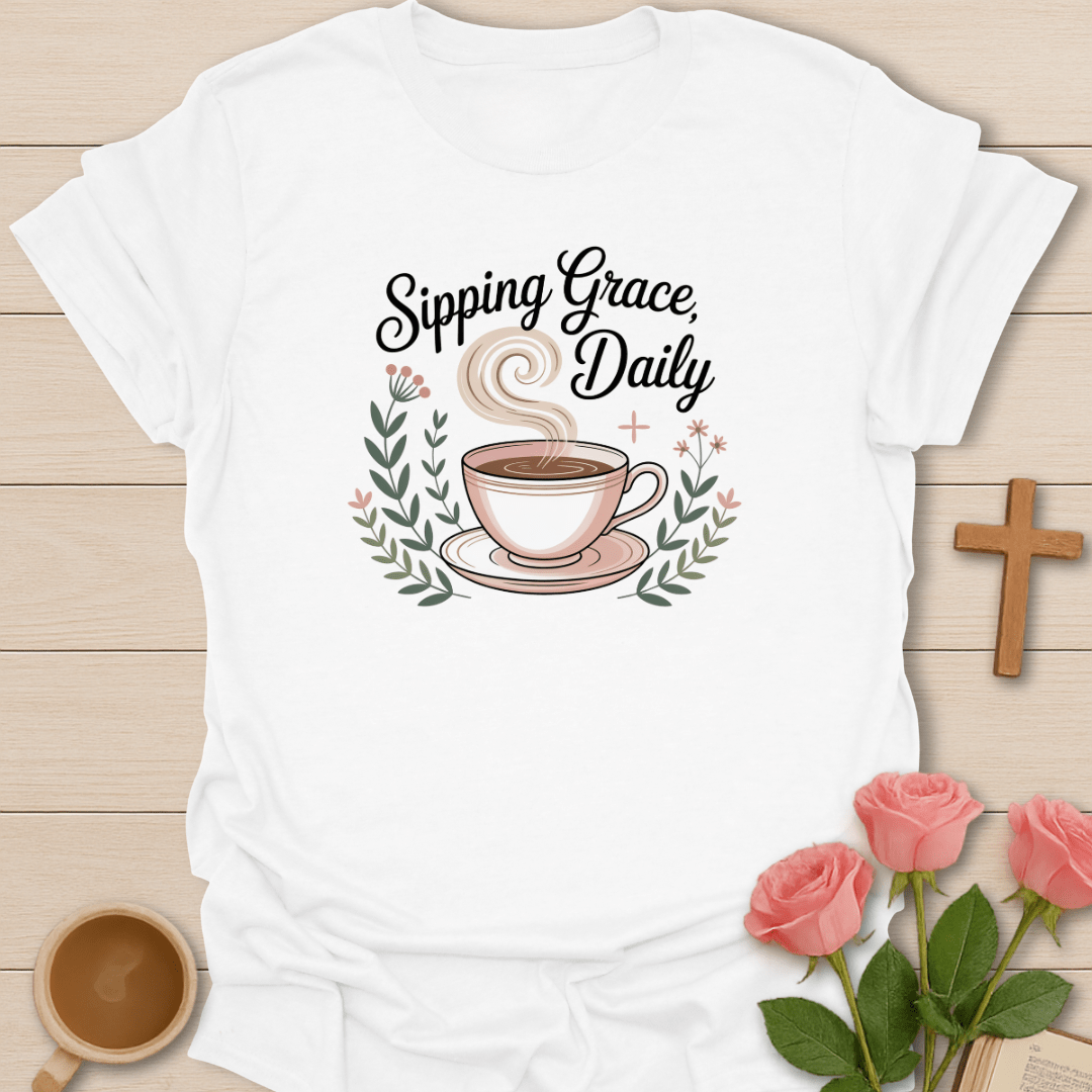 Sipping Grace Daily T-Shirt