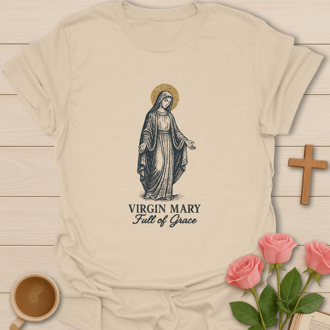 Virgin Mary Full Of Grace T-Shirt T-Shirt