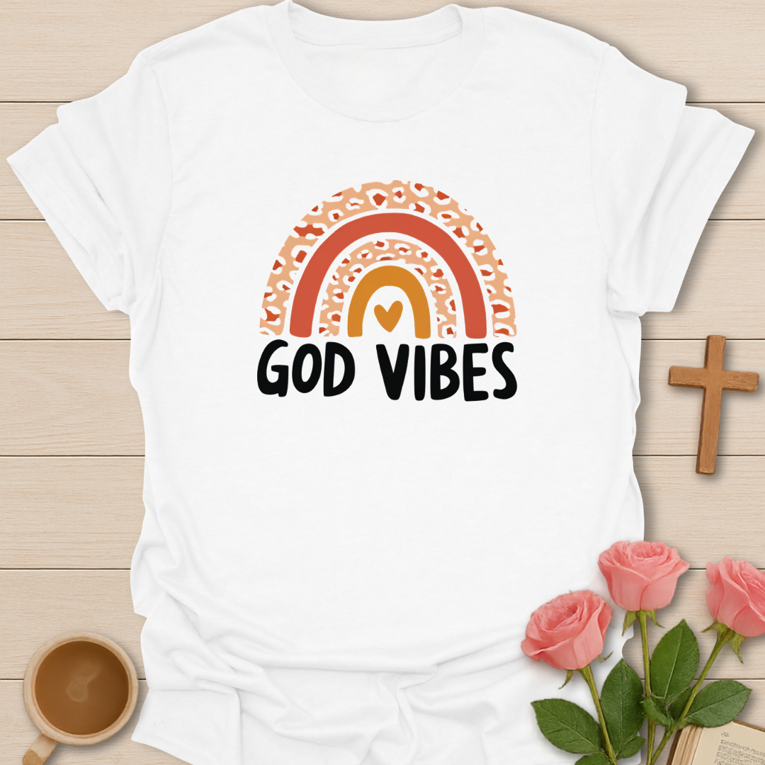 Rainbow God Vibes T-Shirt