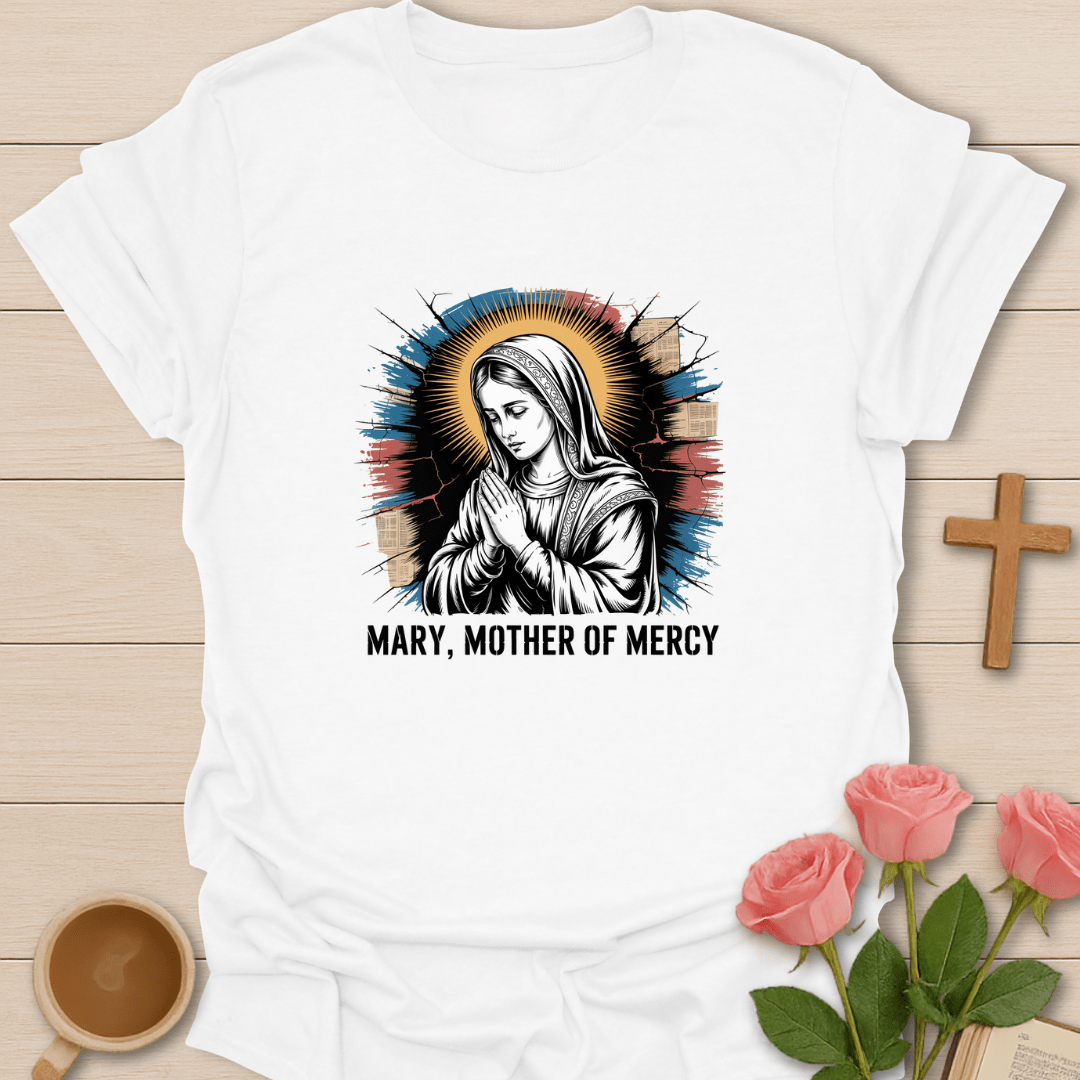 Mary Mother Of Mercy T-Shirt T-Shirt