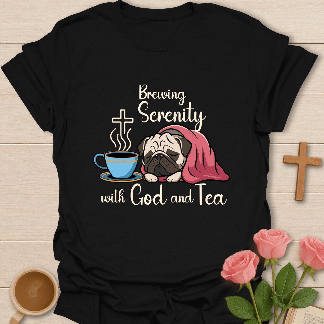 Brewing Serenity Dog T-Shirt T-Shirt