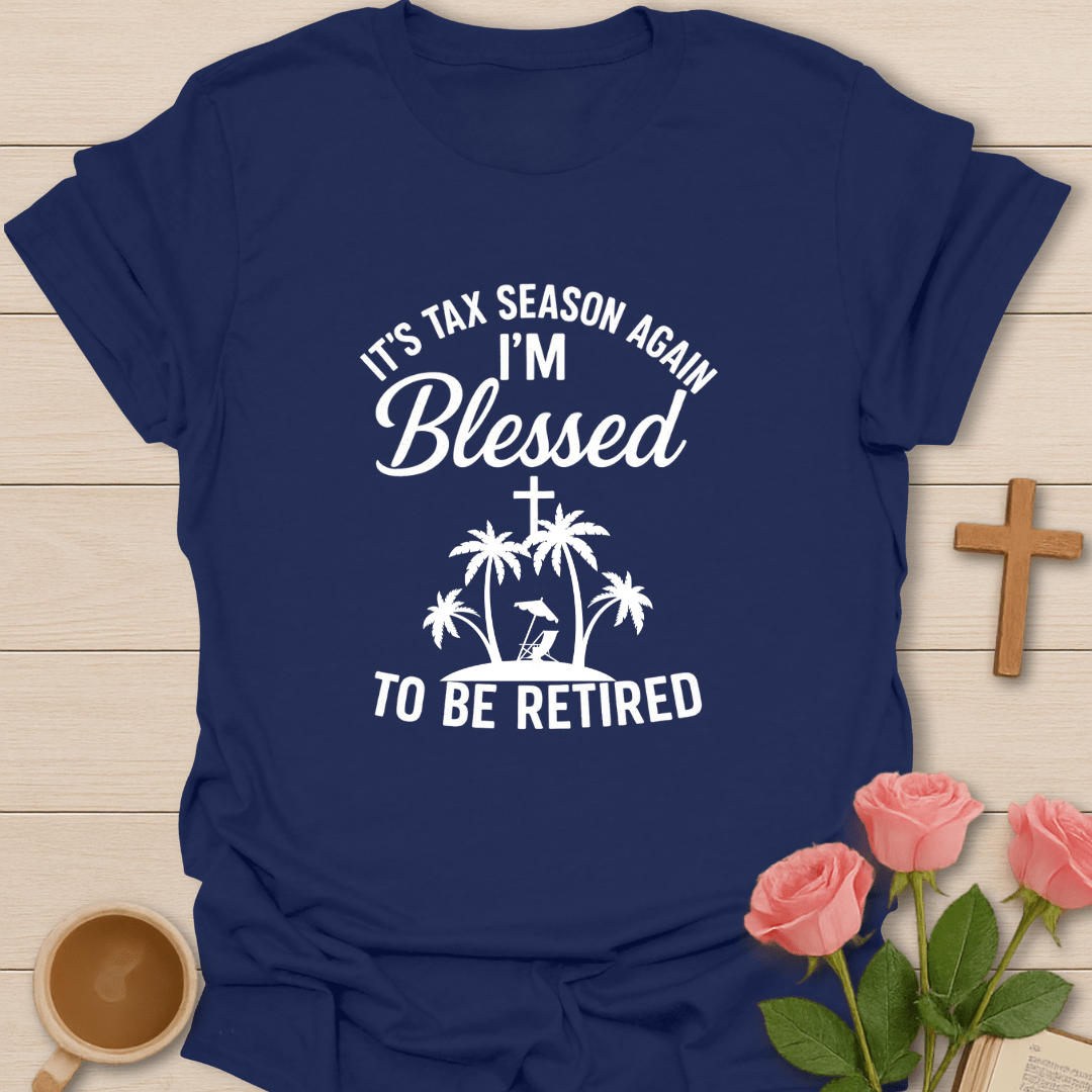 Retired Tax Season T-Shirt - Kozzy Co Navy / S