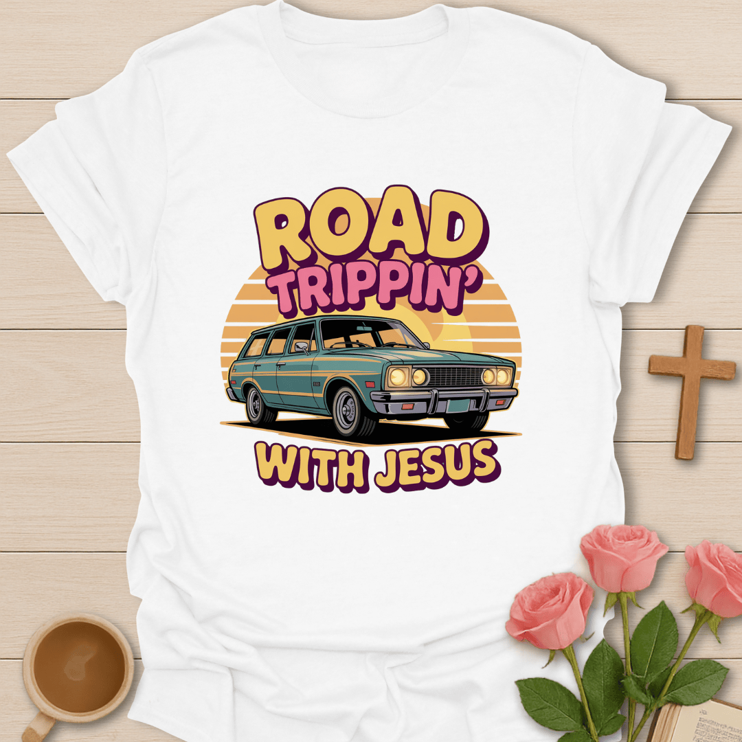 Retro Jesus' Road Trip T-Shirt