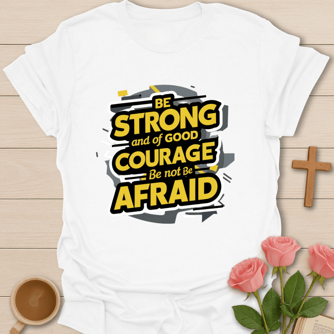 Strong Courage T-Shirt - Kozzy Co White / S