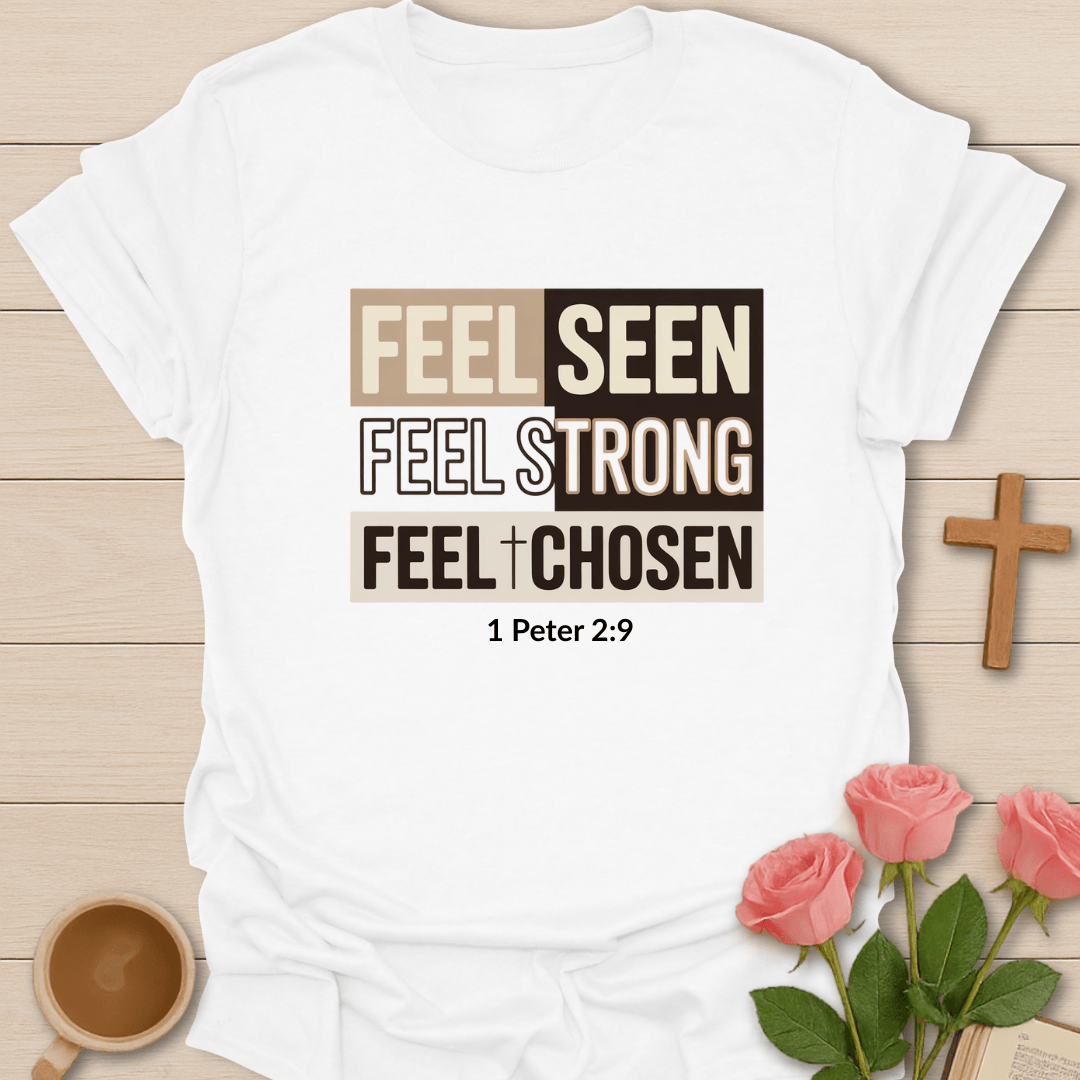 Feel Chosen T-Shirt - Kozzy Co White / S