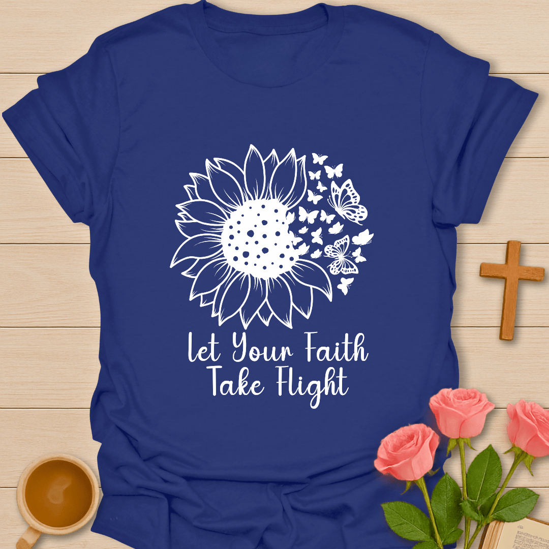 Faith Sunflower Flight T-Shirt T-Shirt