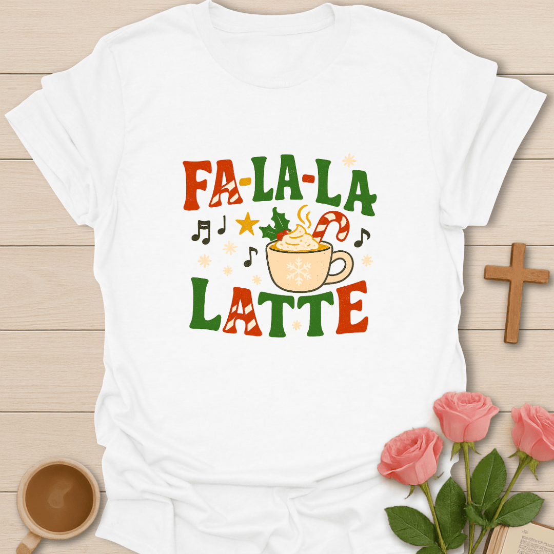 Fa La La Latte T-Shirt T-Shirt