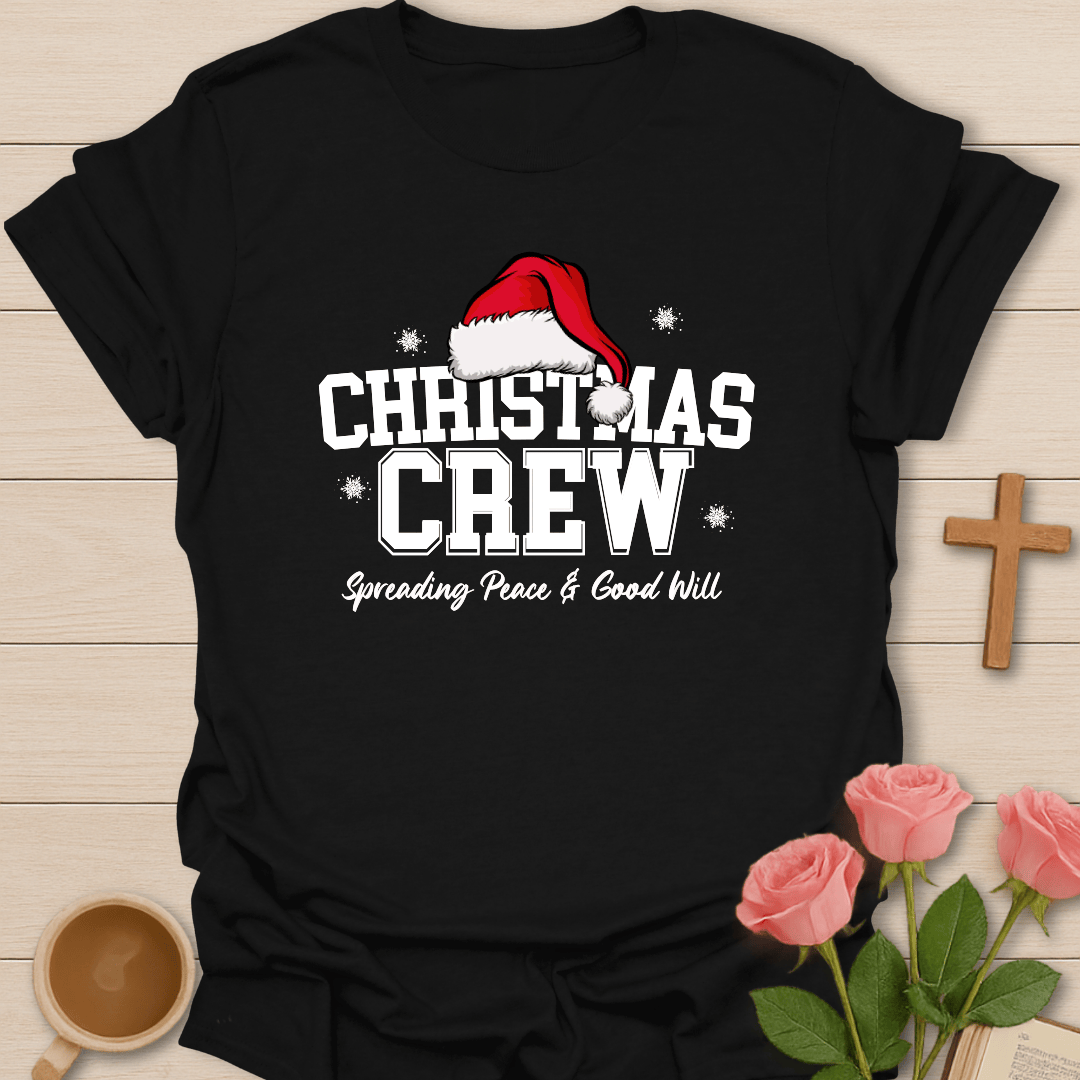 Christmas Crew Peace T-Shirt T-Shirt