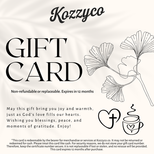 KozzyCo E-Gift Card