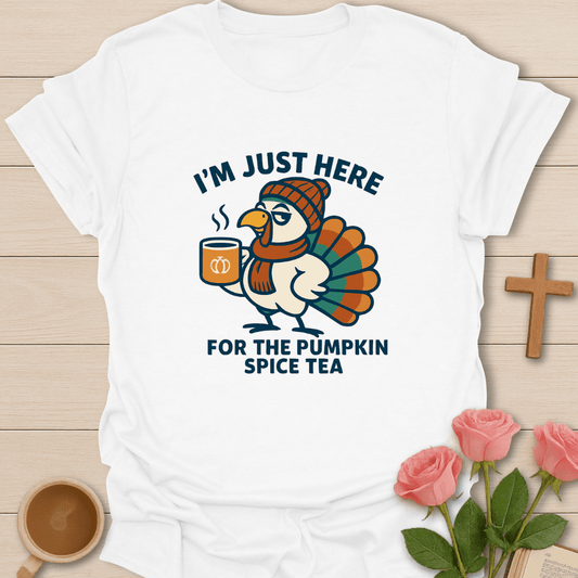 Pumpkin Spice Tea Turkey T-Shirt