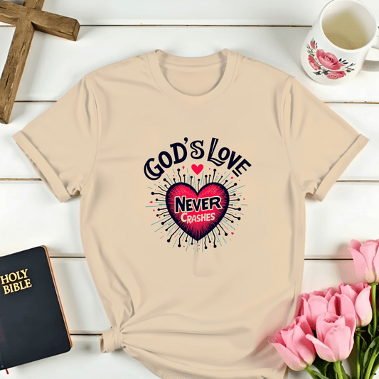 God's Love Never Crashes T-Shirt