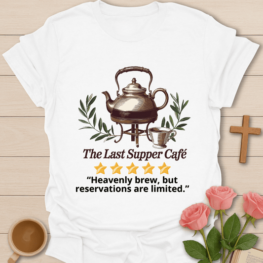 The Last Supper Cafe Review T-Shirt