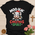 Moovin' In The Christmas Spirit T-Shirt T-Shirt