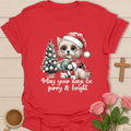 Furry & Bright Christmas T-Shirt T-Shirt
