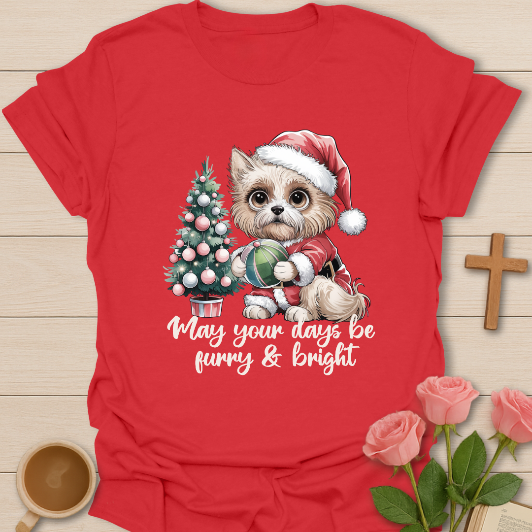 Furry & Bright Christmas T-Shirt