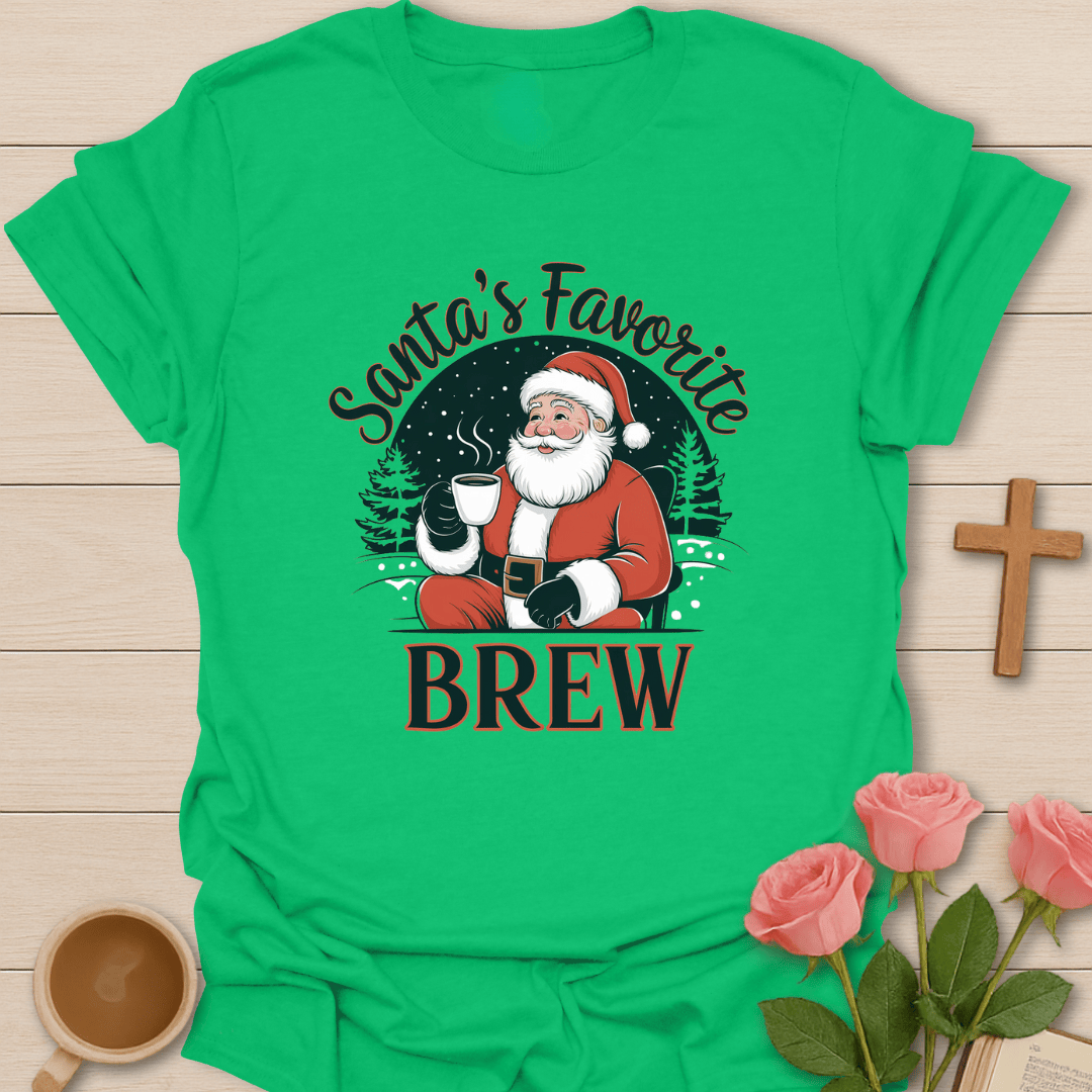 Santa's Favorite Brew T-Shirt T-Shirt