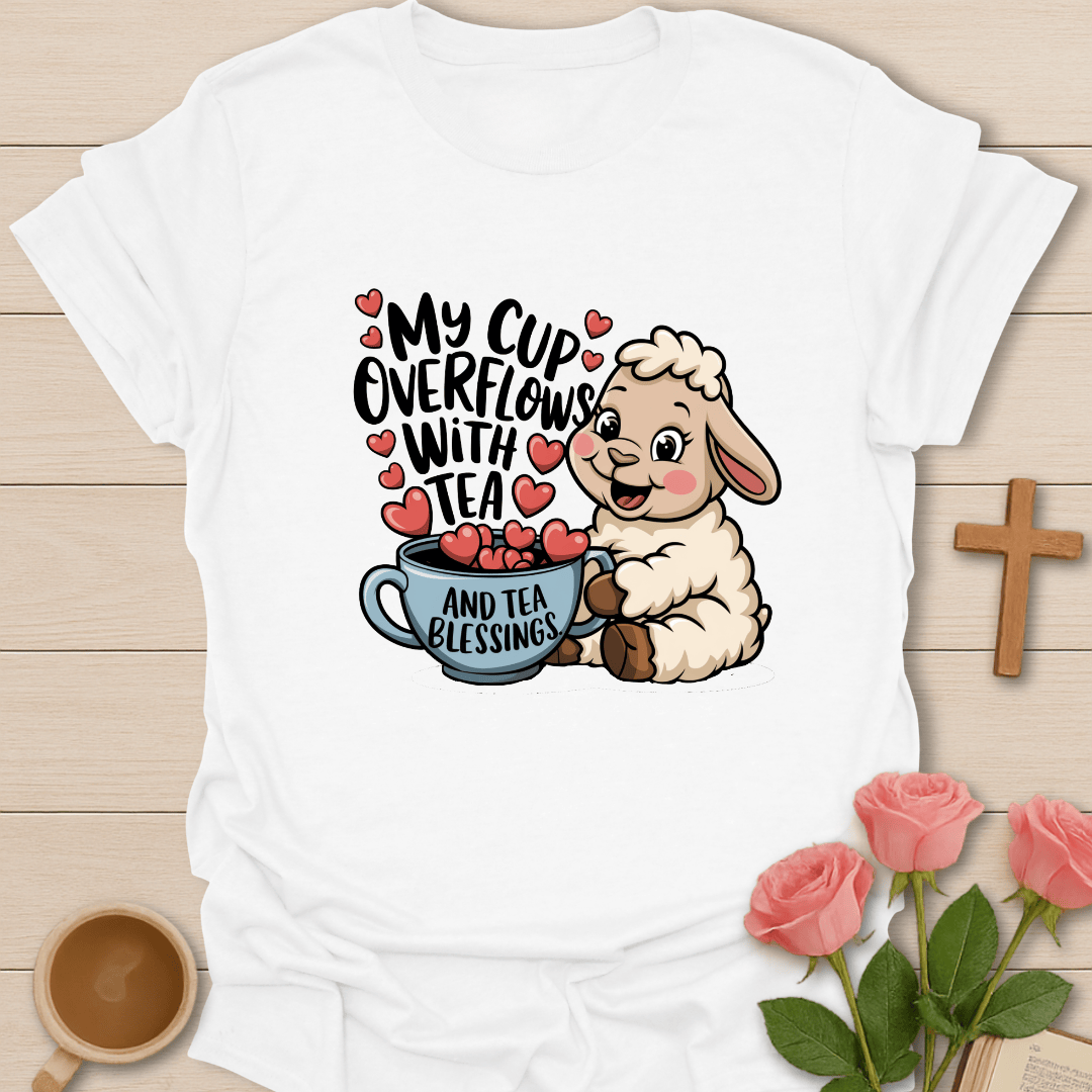 Lamb Tea Blessings T-Shirt T-Shirt