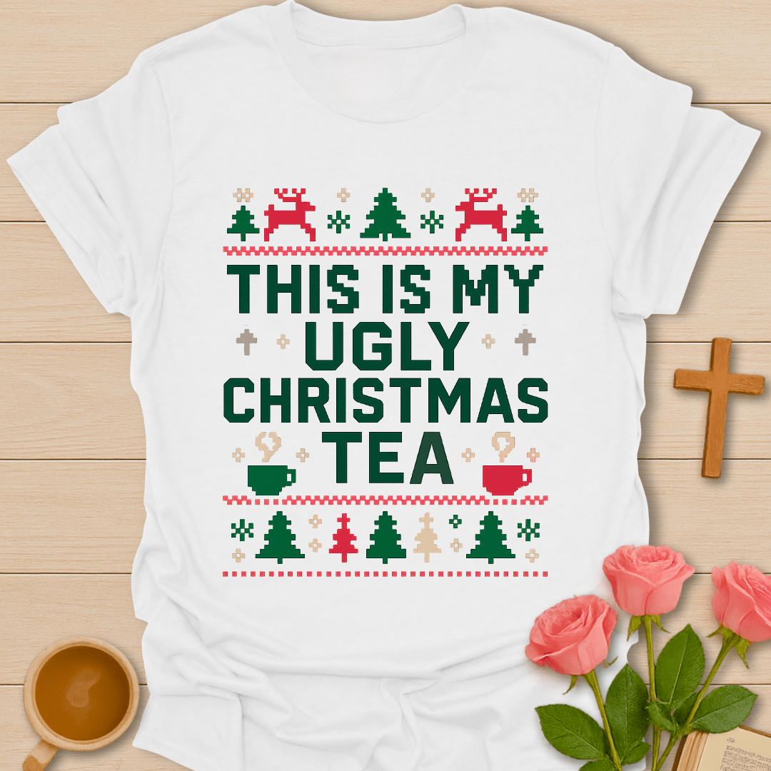 Ugly Christmas Tea T-Shirt T-Shirt