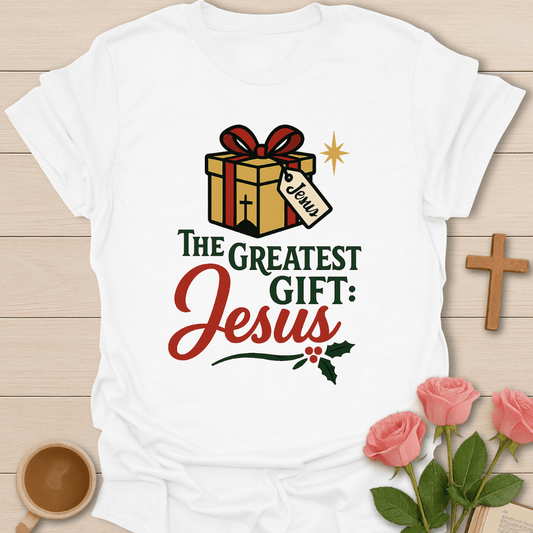 The Greatest Gift: Jesus T-Shirt