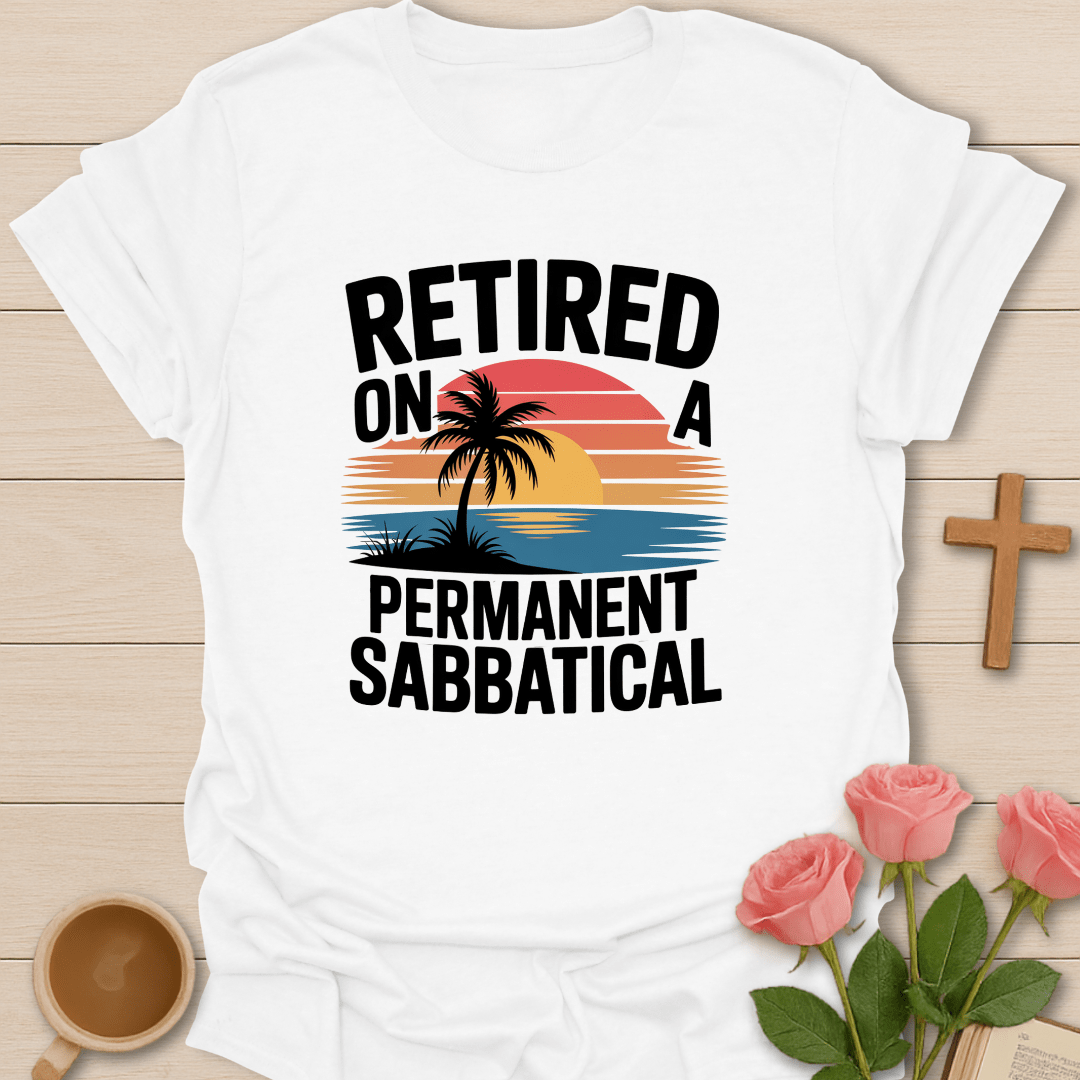 Retro Retired Professor T-Shirt - Kozzy Co White / S