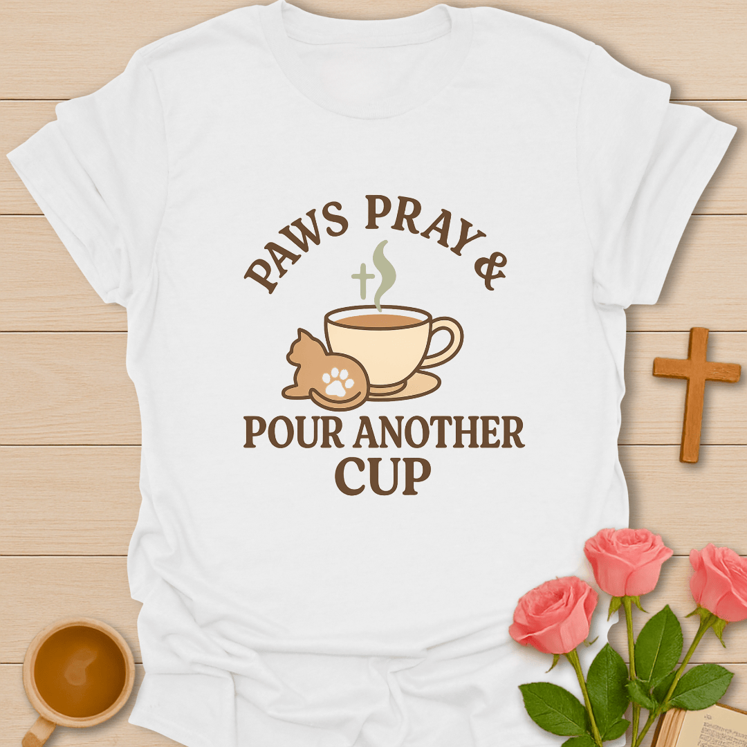 Paws Pray Pour T-Shirt